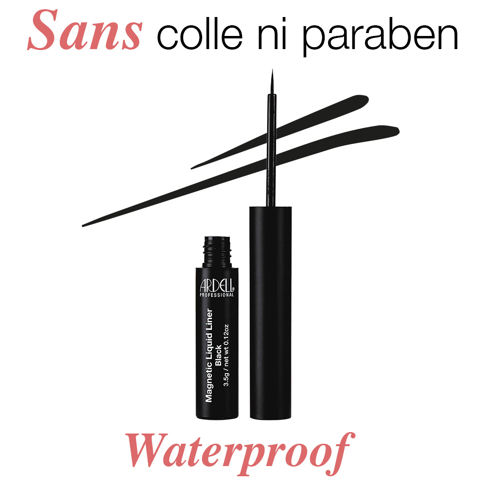 Ardell Liquid (Feutre) Eyeliner Noir Magnétique 3,5 gr Feutre maquillant Magnétique pour Faux Cils et maquillage