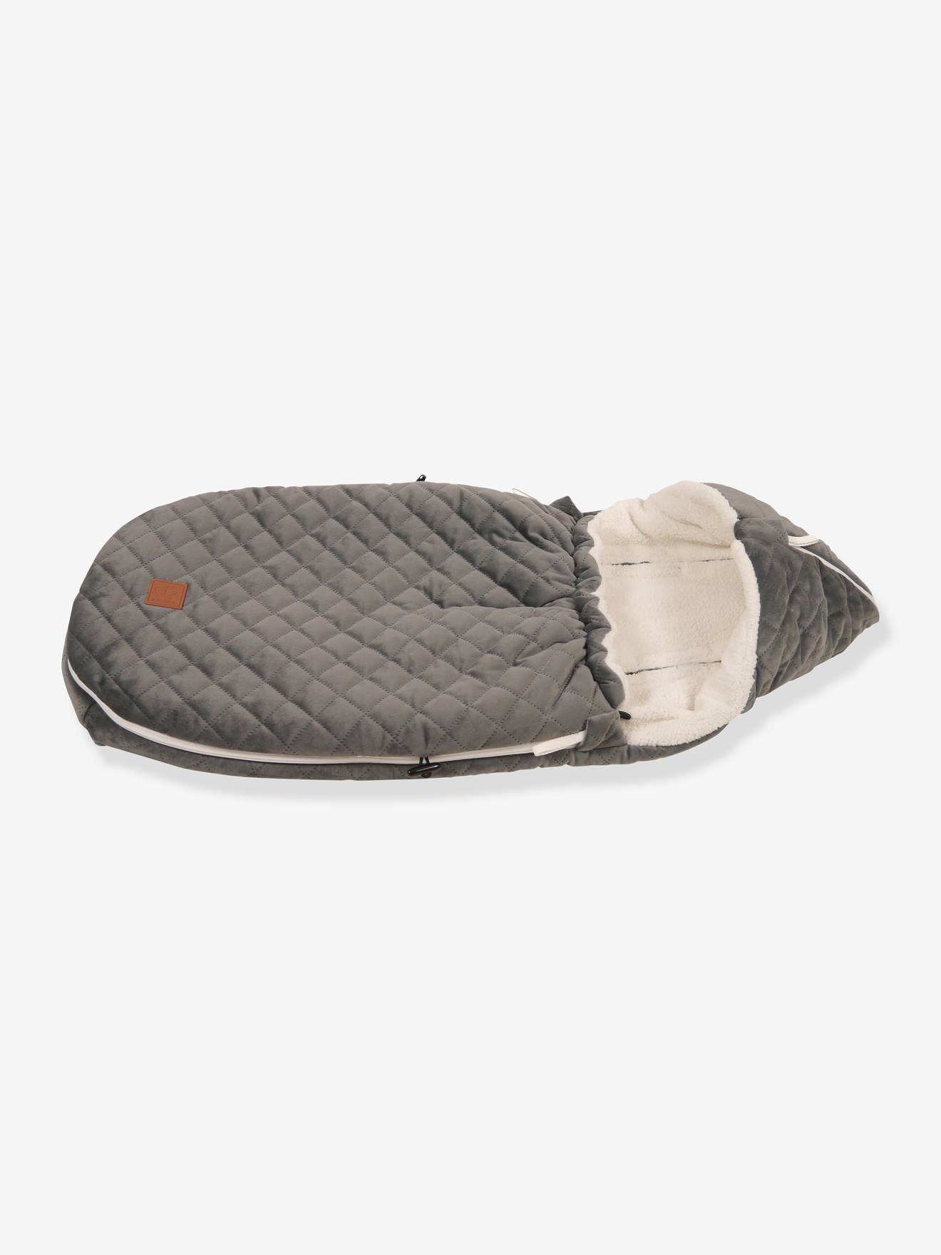 Chancelière coque Velvet Hoody KAISER grey