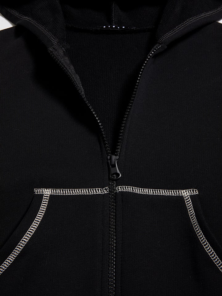 Sisley Sweatjacke in Schwarz günstig kaufen