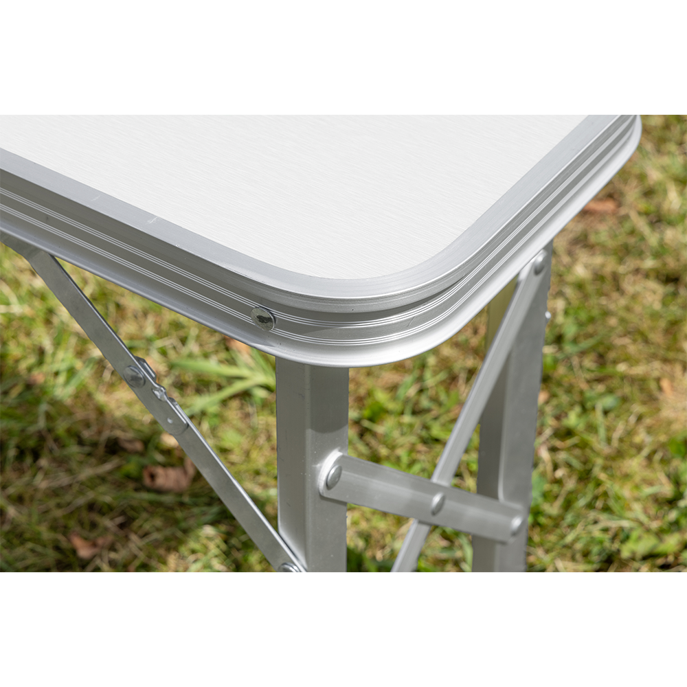 Better Home Camping Klappbarer Tisch Set 3tlg., Aluminium weiß