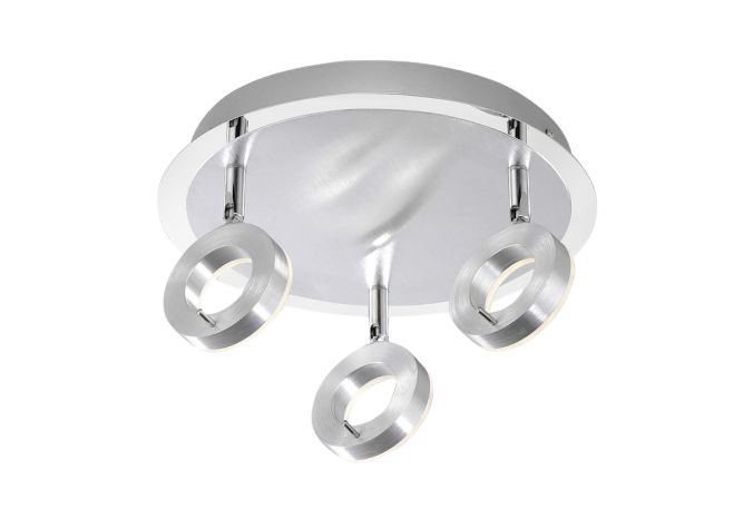 Paul Neuhaus Deckenleuchte Sileda Aluminium Ø 33,5 cm