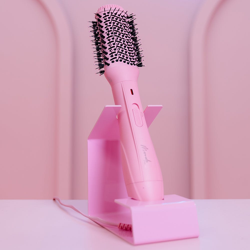 Mermade Hair Blow Dry Brush Pink