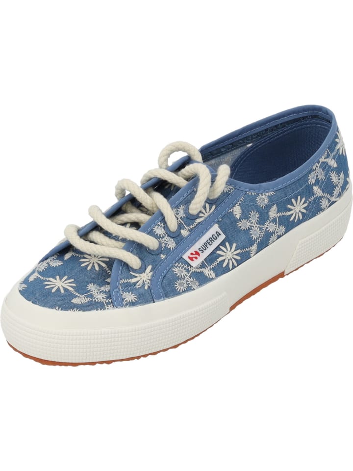 Superga Schnürschuhe in blue indaco-favorio günstig kaufen