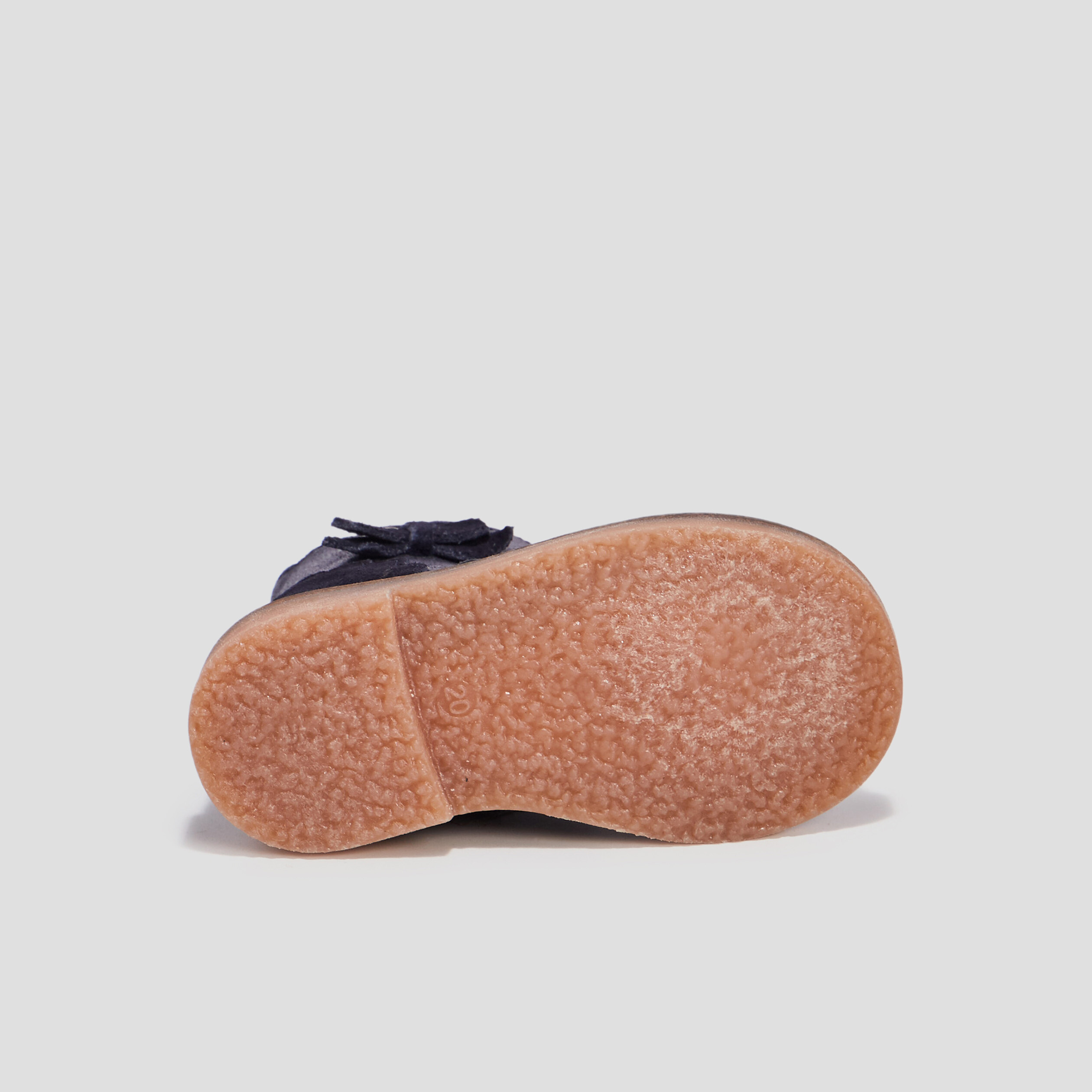 Bottines pailletées en cuir bleu bébé fille | La Halle