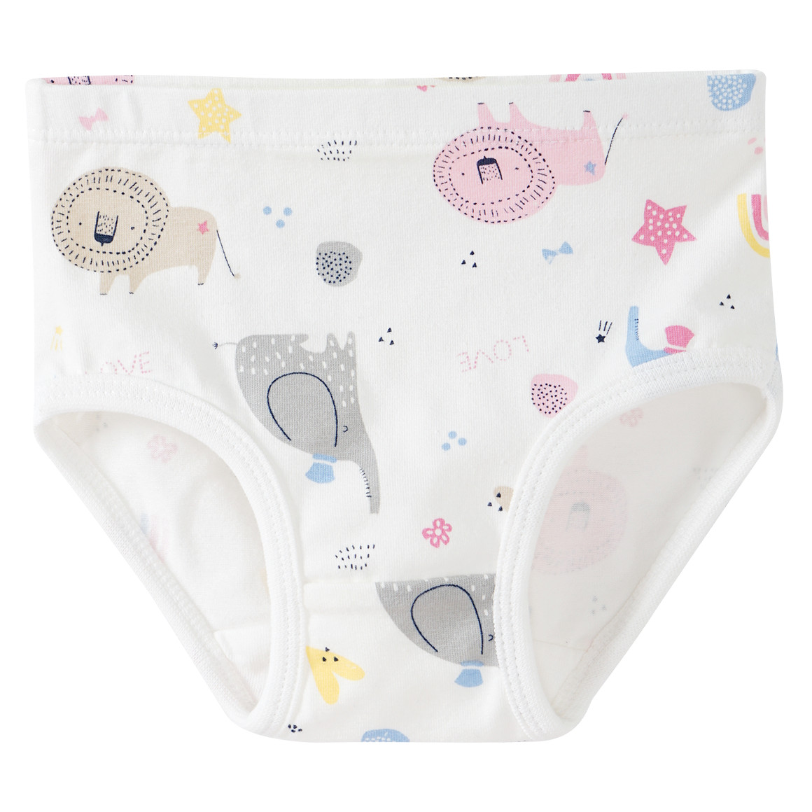 3 Baby Slips mit Zirkus-Allover