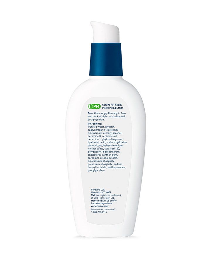 Lotion hydratante visage PM Crème de nuit légère à la niacinamide