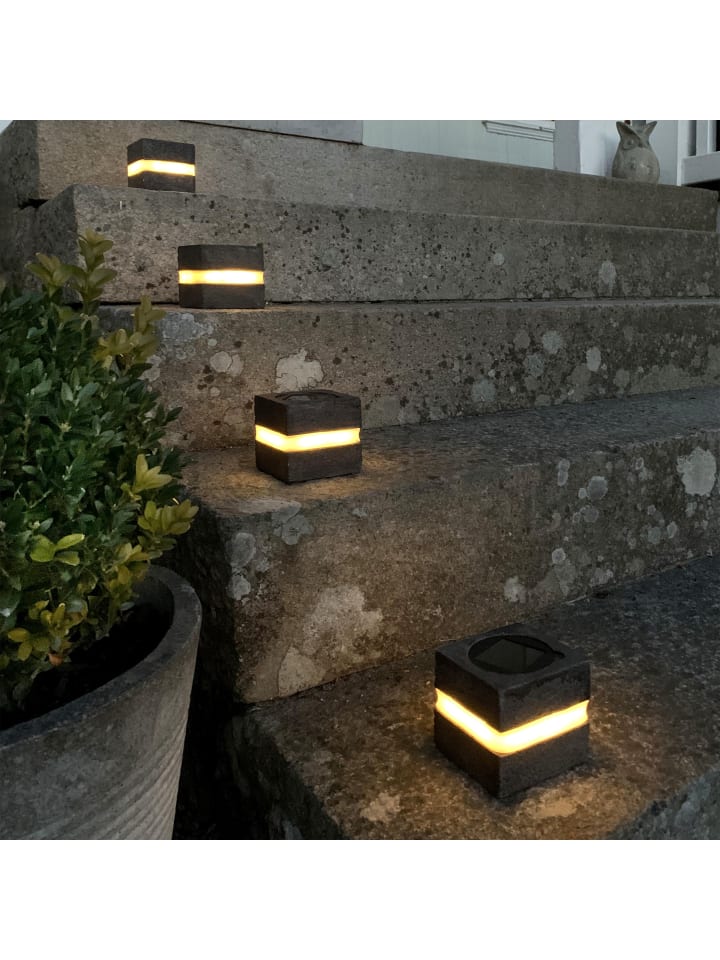 STAR Trading Solar Dekoration Stonecube, Würfel günstig kaufen onesize