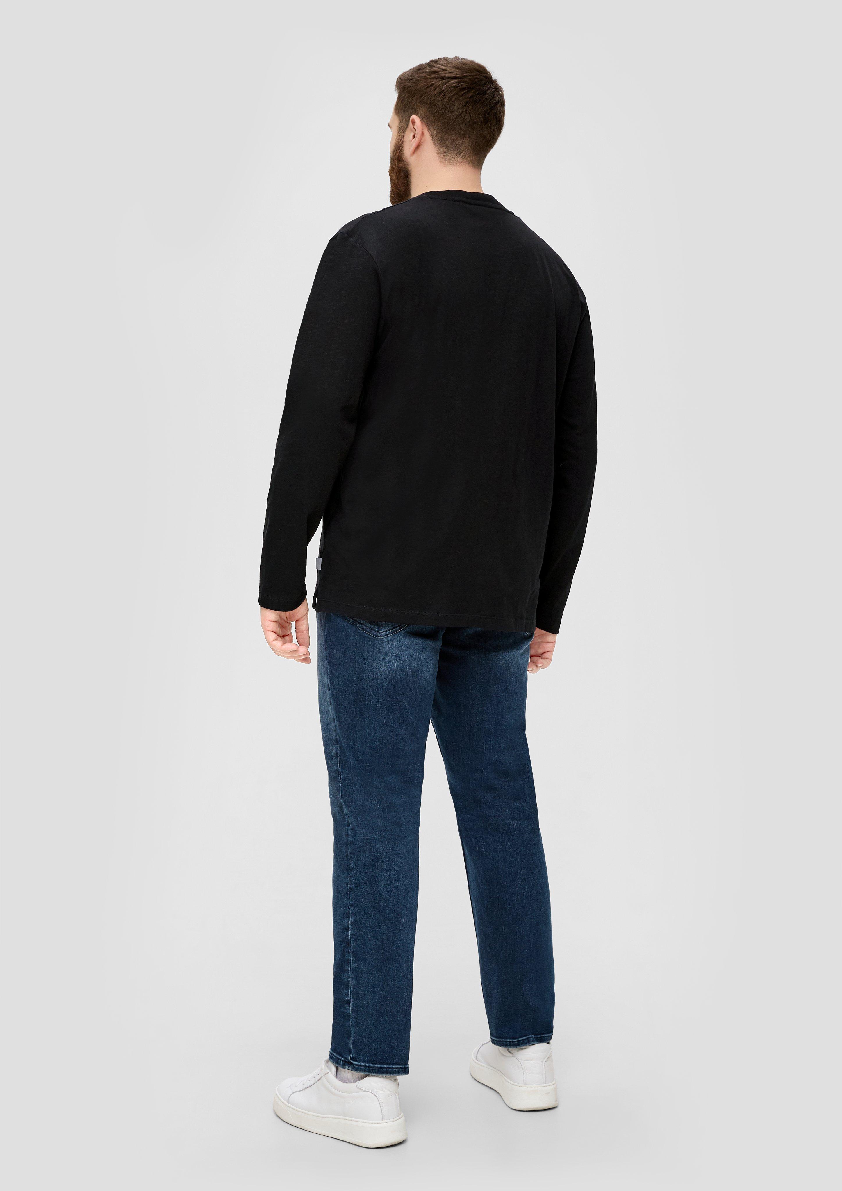 Longsleeve mit Flammgarnstruktur  2143247-9999