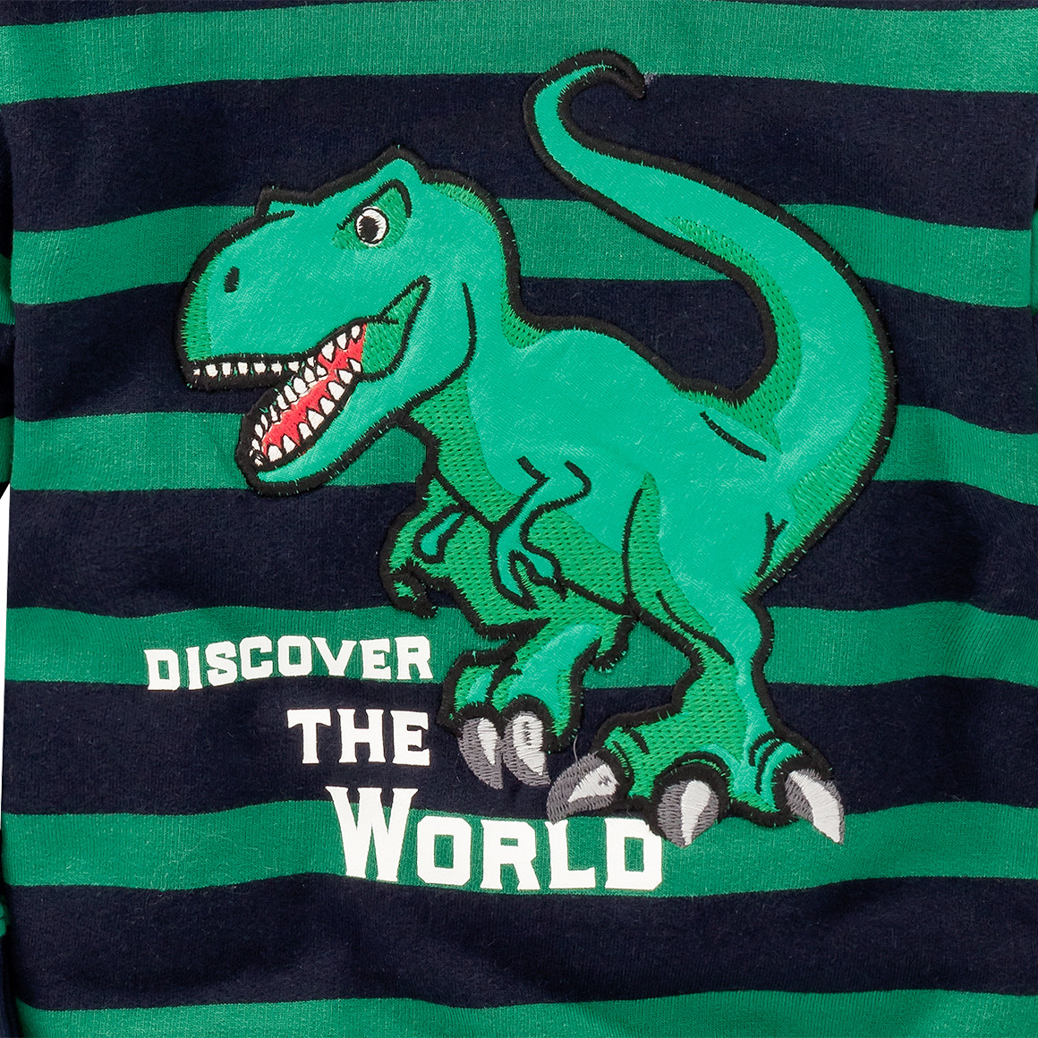 Jungen Hoodie mit Dino-Applikation