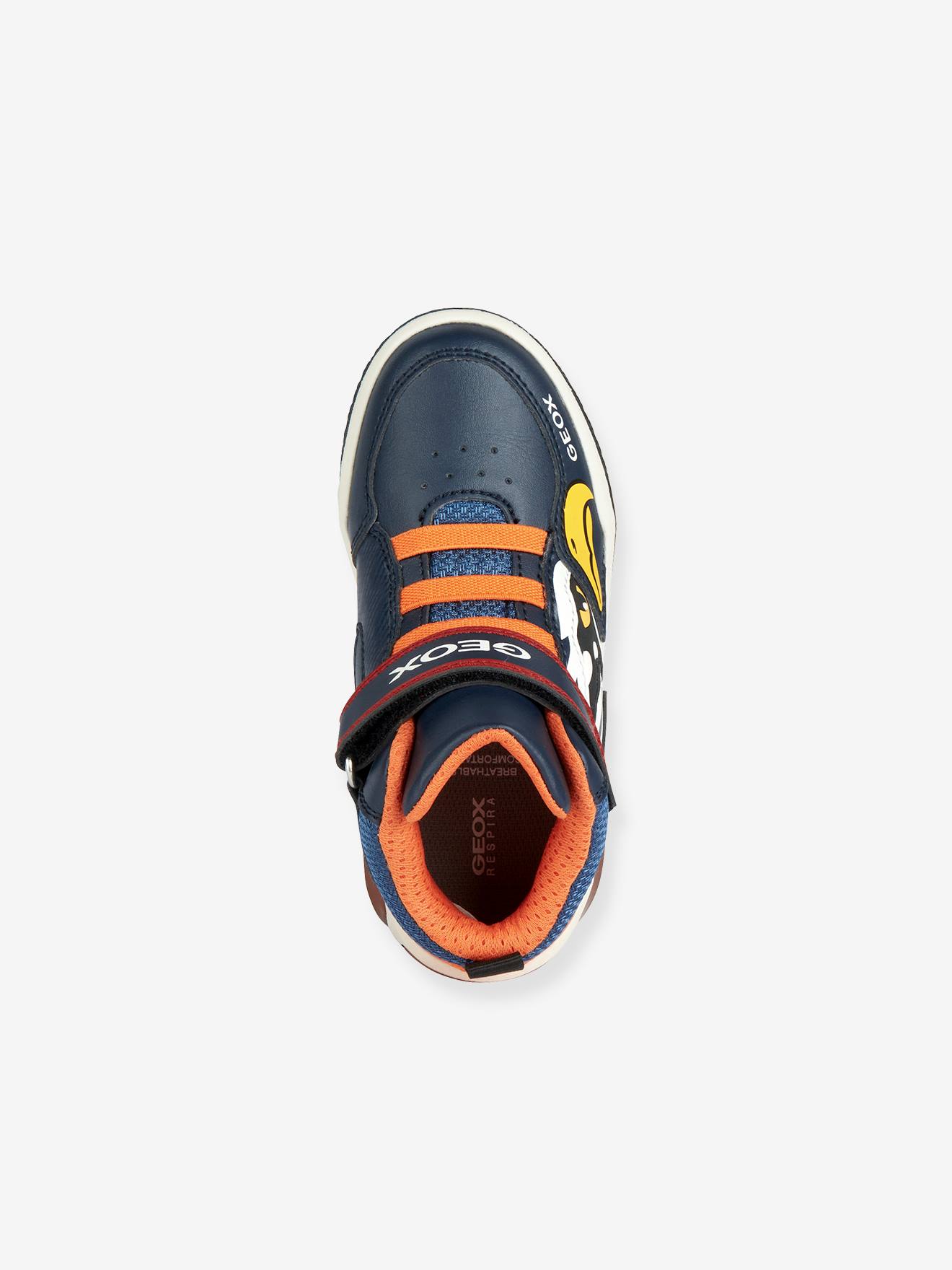 Geox Kinder Sneakers J Inek Boy GEOX, Blinklichter - orange