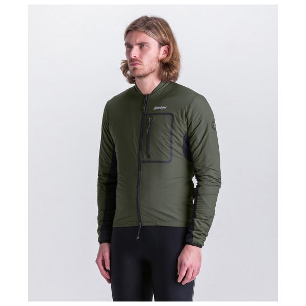 Santini - Alpha Trai Lined Windproof Gravel Cycling Jacket - Fahrradjacke