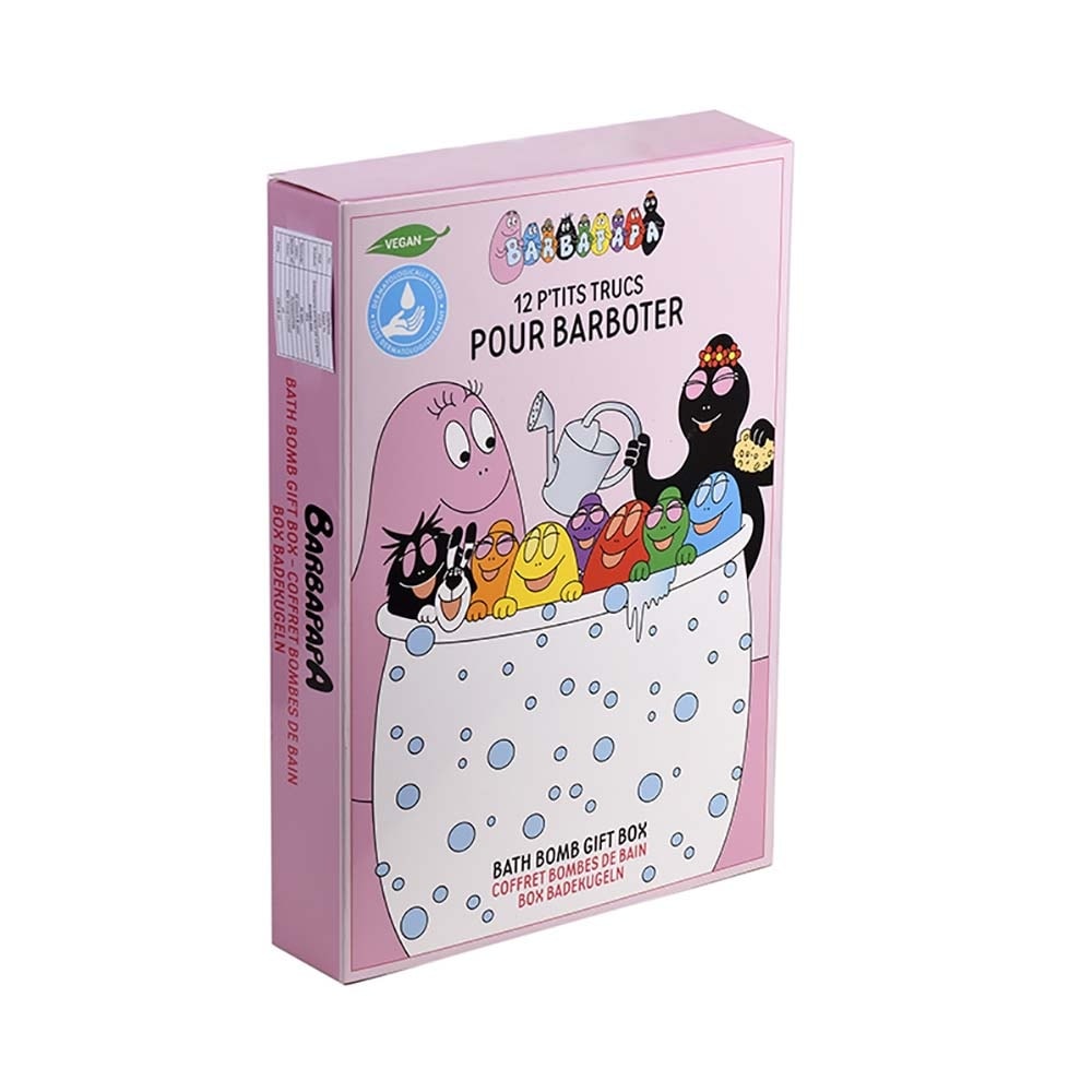 takecare Coffret 12 Bombes de bain effervescentes 50 g BARBAPAPA BOMBE DE BAIN