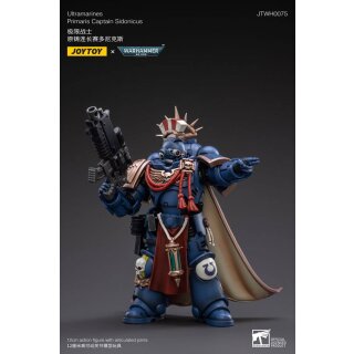 Warhammer 40k Actionfigur 1/18 Ultramarines Primaris Captain Sidonicus 12 cm