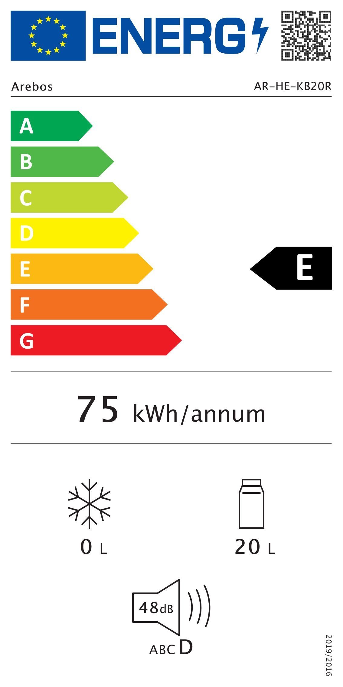 Arebos Elektrische Kühlbox, Mobil Kühlschrank ECO Modus, Kühlen & Warmhalten, 20 l