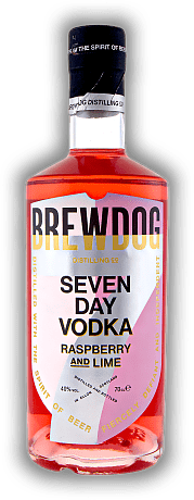 BrewDog Seven Day Raspberry & Lime Vodka BrewDog Seven Day Raspberry & Lime Vodka  0,7	 Liter - Vol 40%