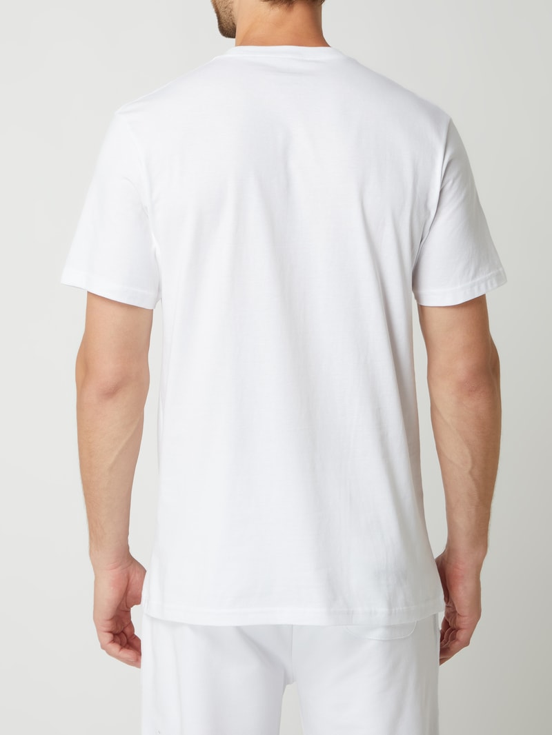 Regular Fit T-Shirt aus Pima-Baumwolle im 2er-Pack in weiß