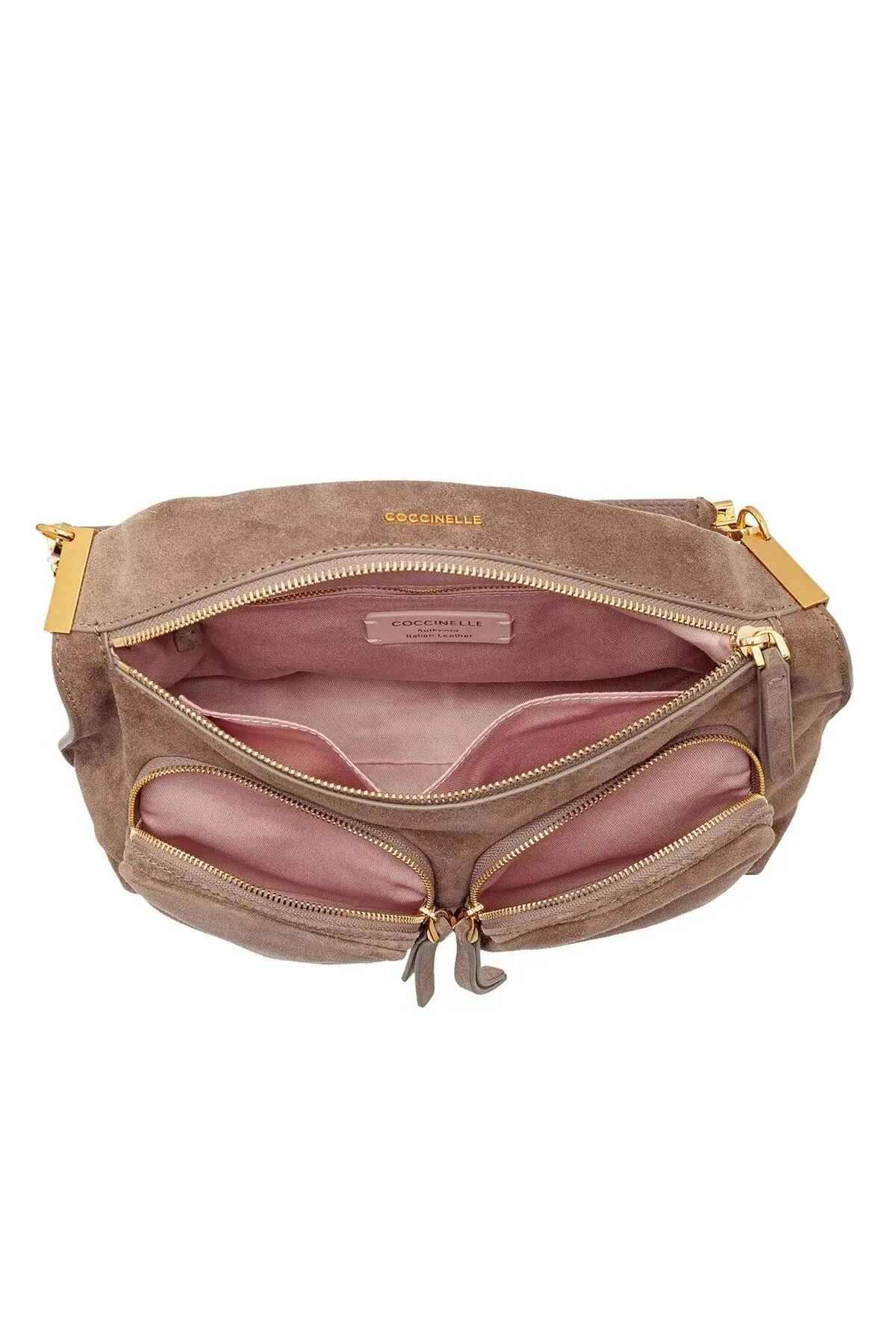 Coccinelle  Hyle Wildleder Warm Taupe