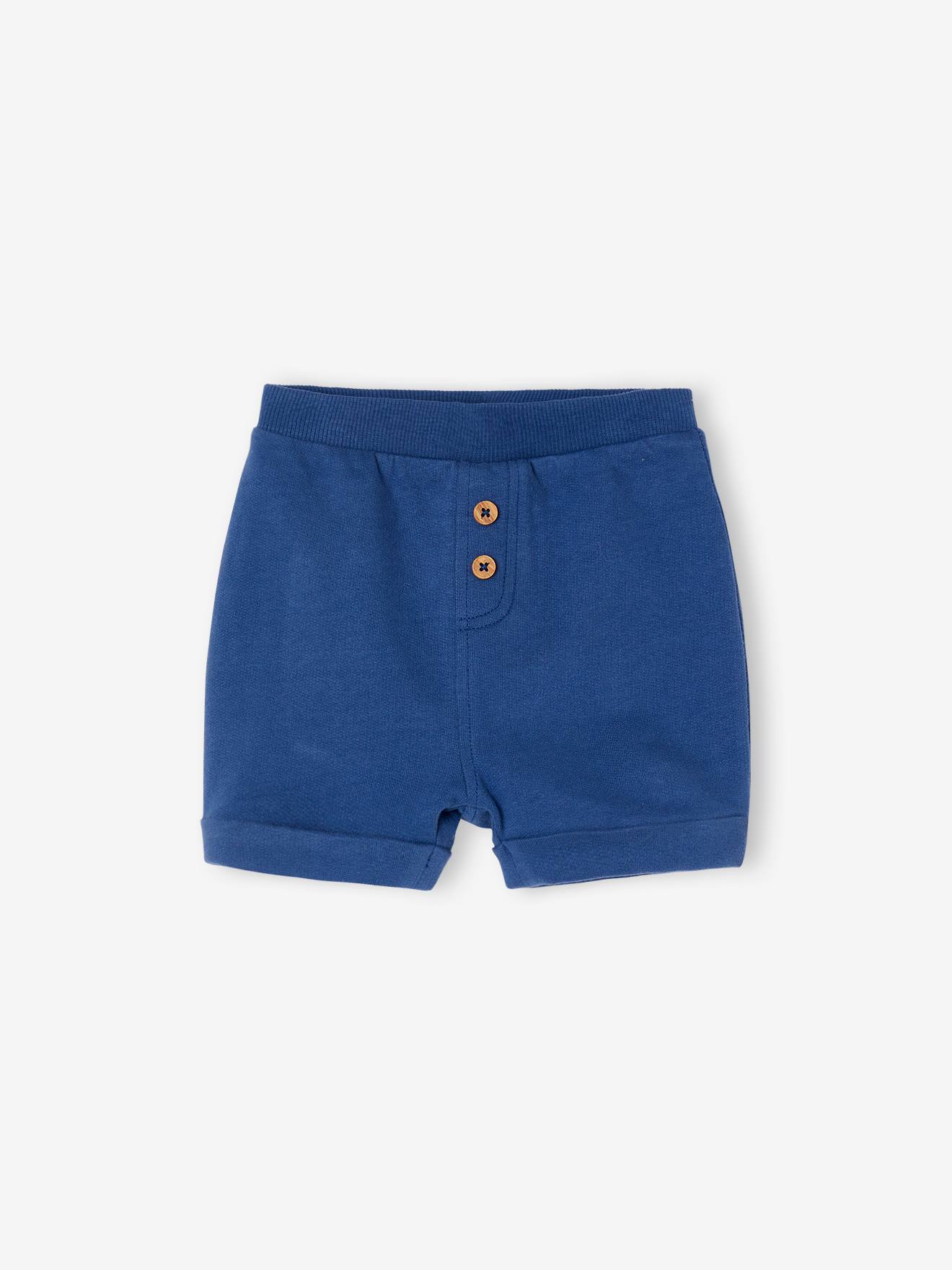 Lot de 2 shorts en molleton bébé bleu roi