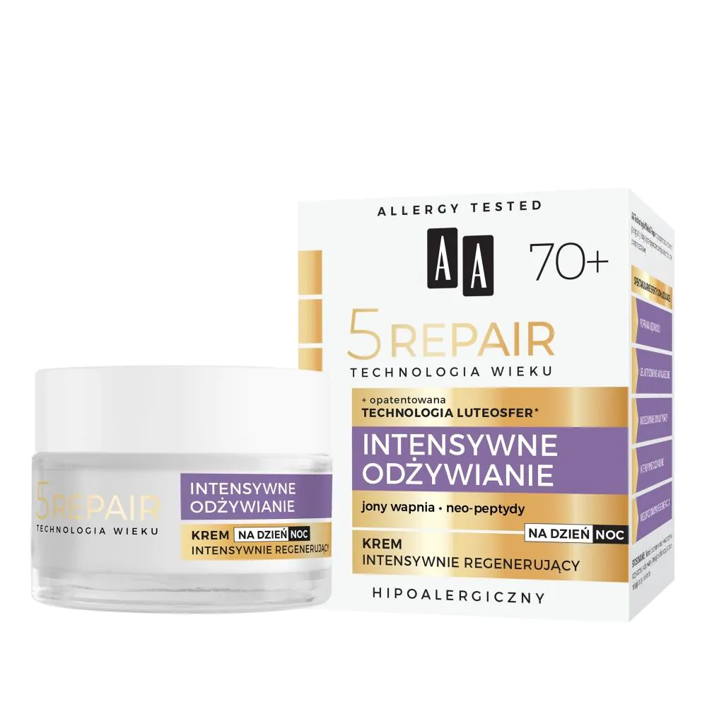 AA Age Technology 5Repair 70+ Intensiv plejende dag- og nat intensiv regenererende creme
