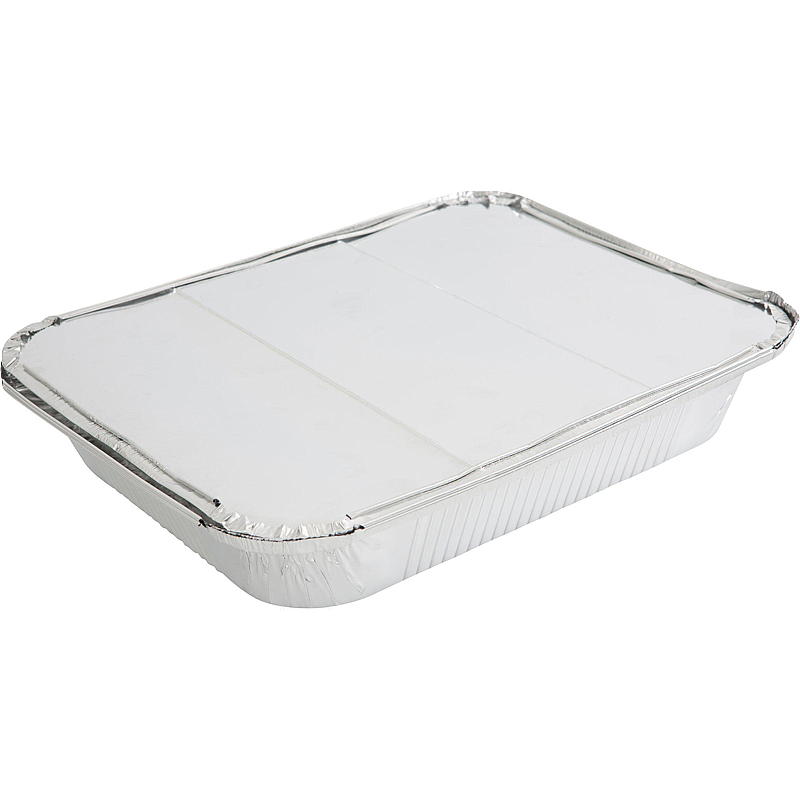 Grillman Aluminiumsbakker 3-pk 3,2 liter, med lokk