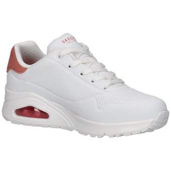 Skechers Uno Pop Back Sneaker in weiß