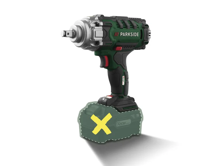Parafusadeira de impacto sem fio PARKSIDE® PASSK 20-Li C3 para carros, 20V