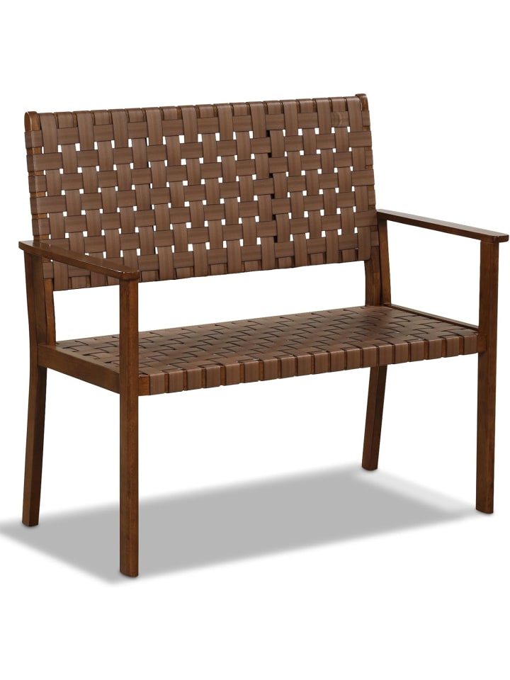 COSTWAY Gartenbank 2 Sitzer in Braun günstig kaufen onesize