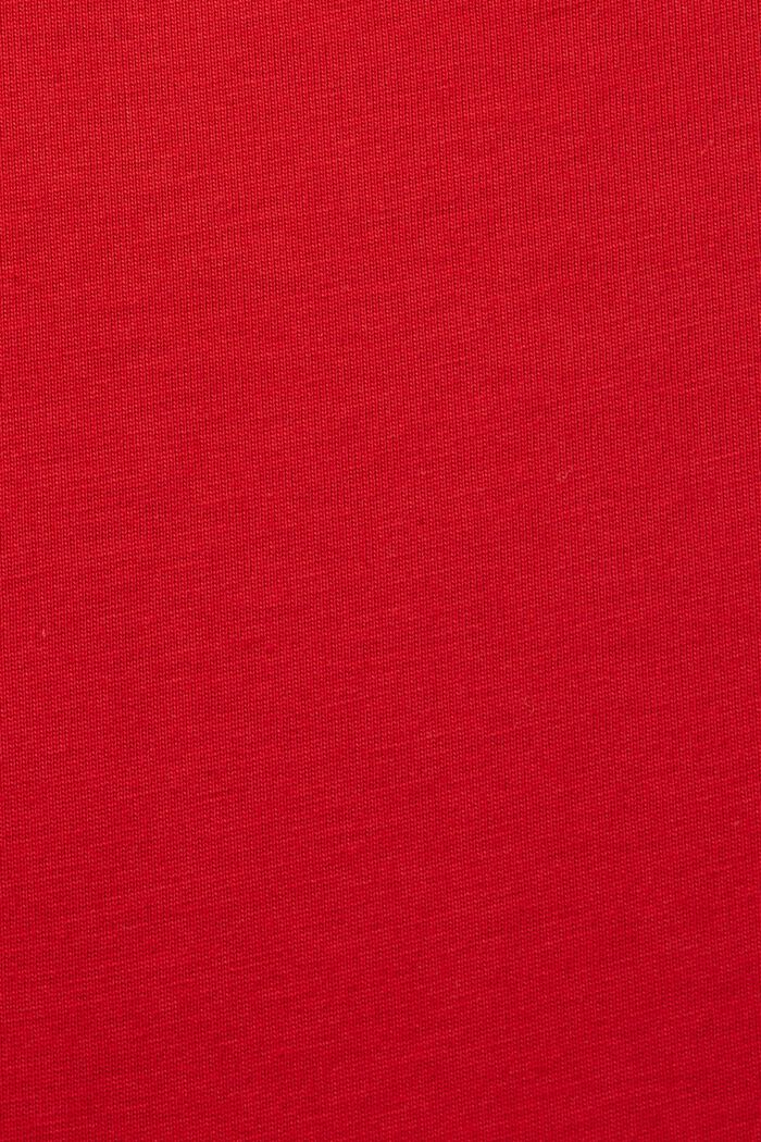 Rundhals-T-Shirt aus Pima-Baumwolljersey