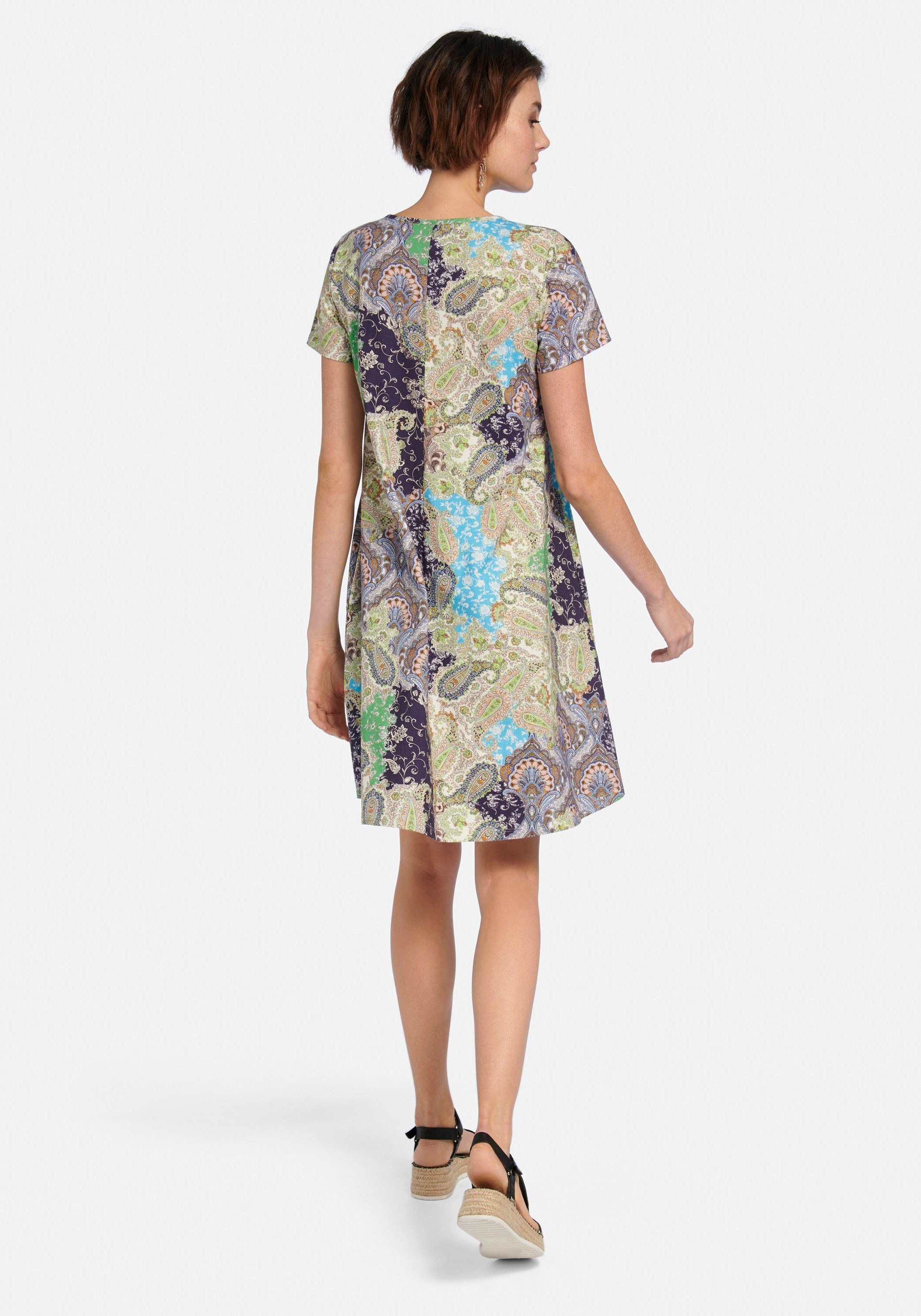 Green Cotton Jerseykleid cotton