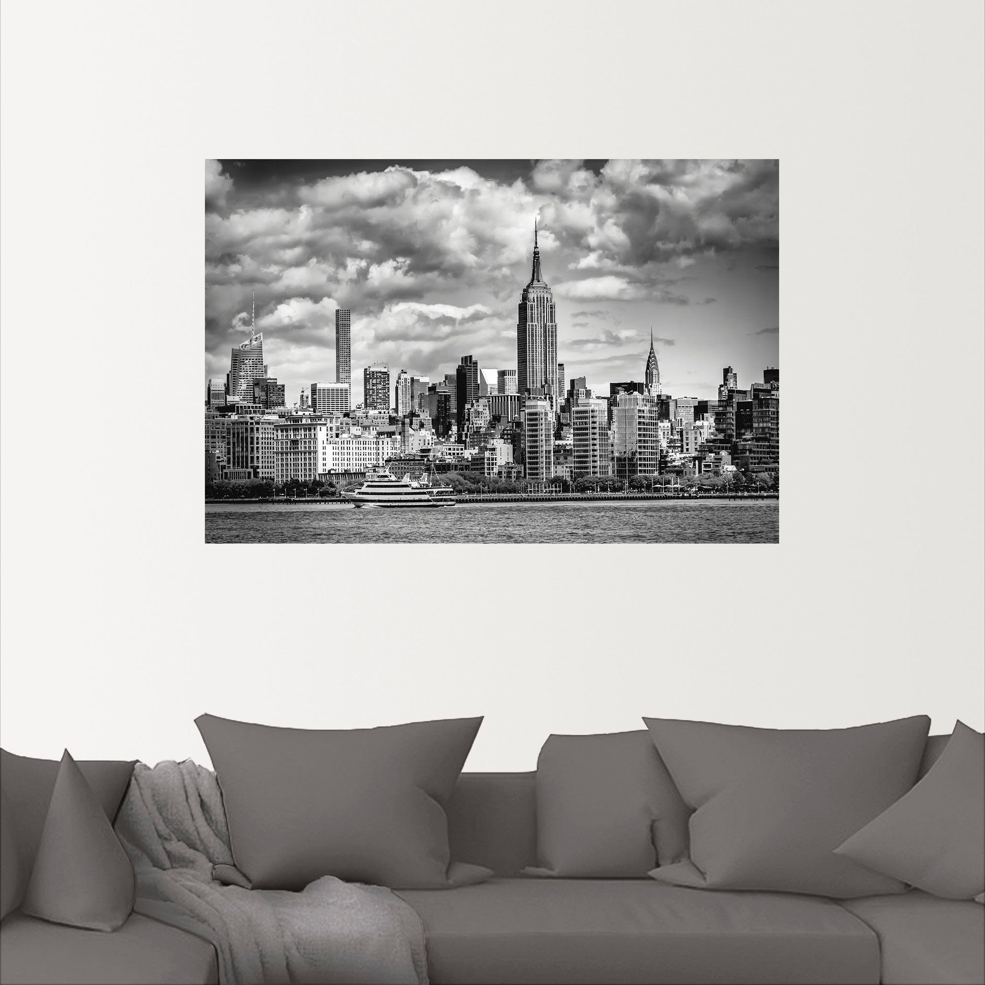 Artland Wandbild Midtown Manhattan, New York (1 St), als Alubild, Leinwandbild, Wandaufkleber oder Poster in versch. Größen