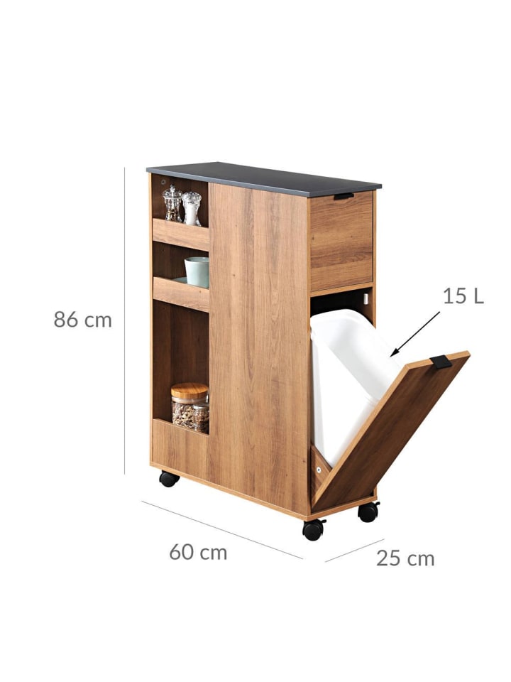 Kesper Küchenwagen in braun günstig kaufen onesize