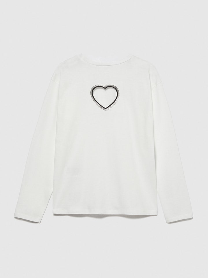 Sisley Longsleeve in Weiß günstig kaufen
