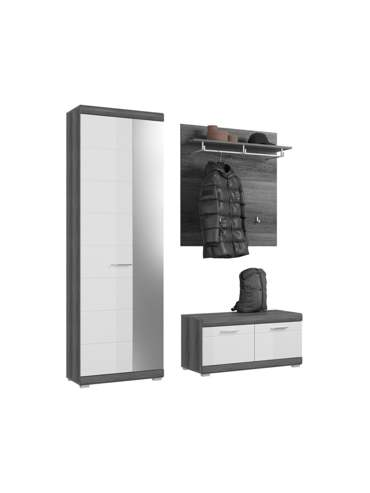 ebuy24 Garderobenaufstellung Scout Grau 167 x 40 cm günstig kaufen onesize