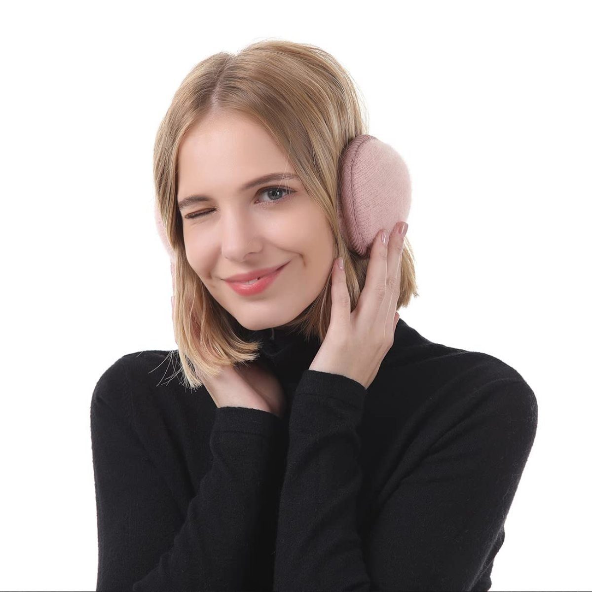 FeelGlad Ohrenwärmer Earmuffs Ohr Wärmer Winter Hinter Kopf Wrap für Damen und Herren faltbar