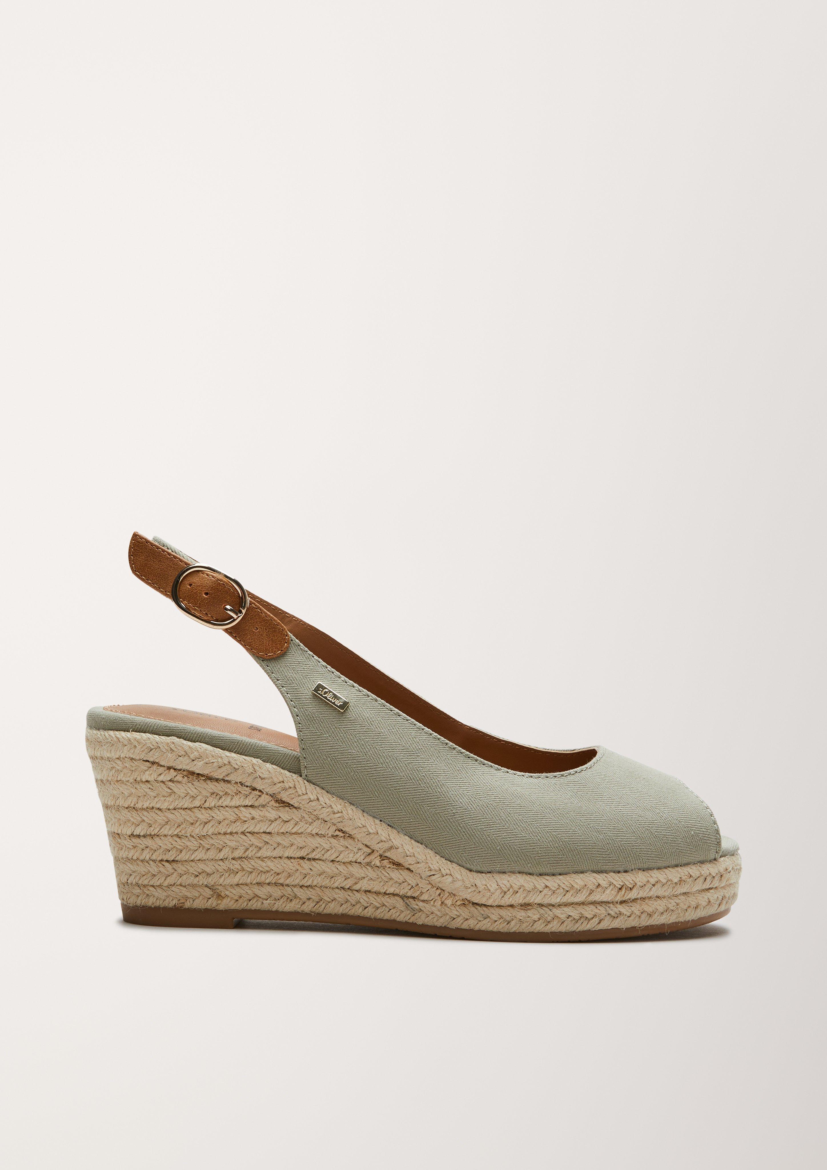 Peeptoes mit Keilabsatz  6005734-728