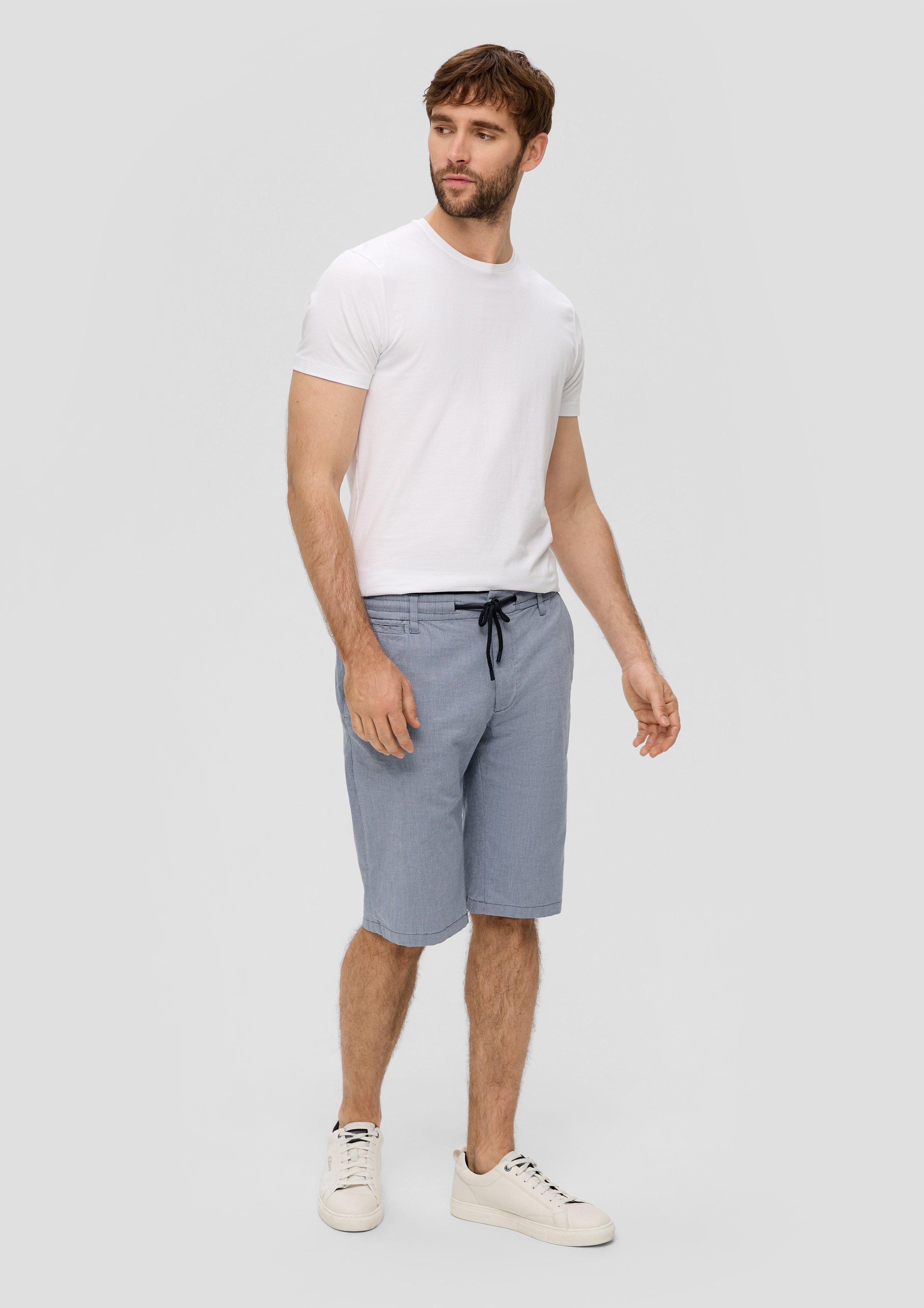 Regular: Bermuda mit Dobby-Muster  2141745-58K6