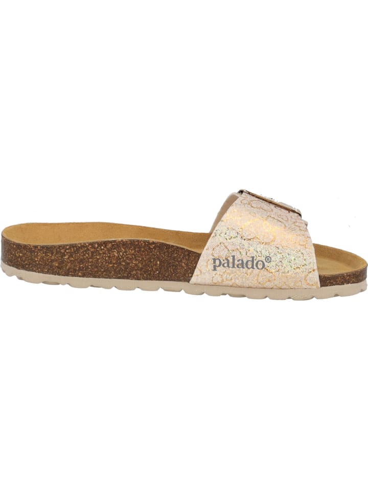 palado Pantoletten in beige gold günstig kaufen