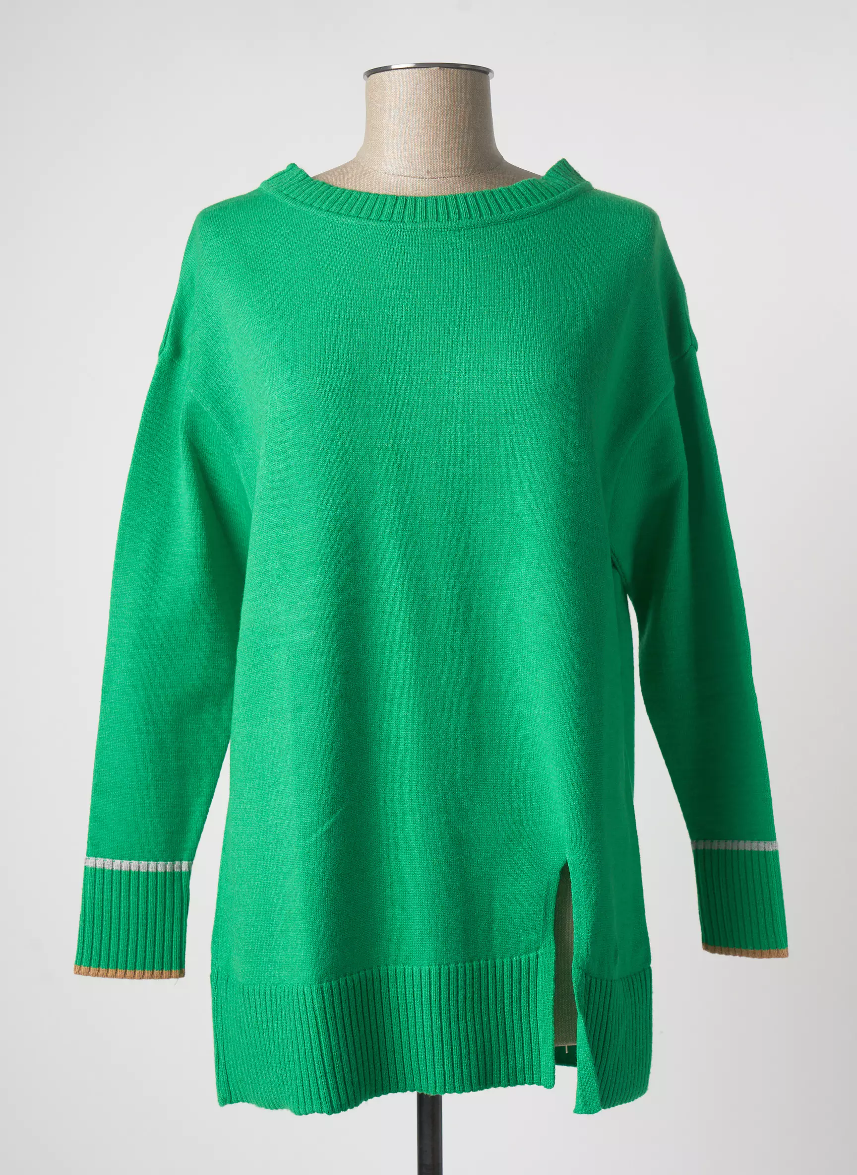 Pame Carrioni Pull Tuniques Femme couleur vert