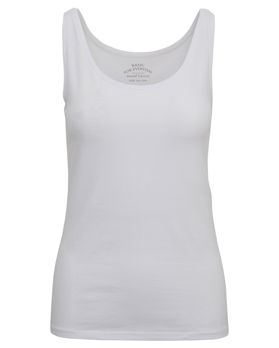 Weißes Tanktop