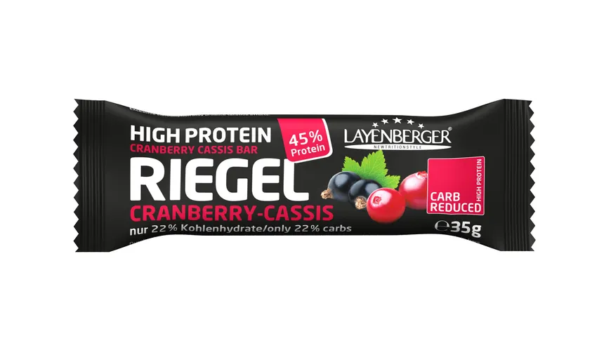 Layenberger High Protein Riegel Cranberry-Cassis 35 g