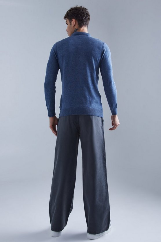 Breite Passform Chino-Hose