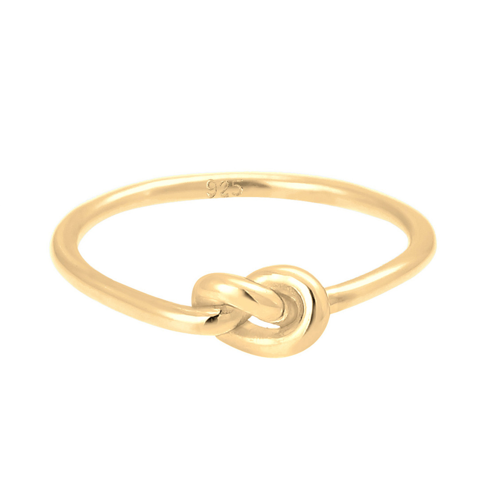 Elli Elli Bague Femmes Nœud Délicat Filigrane en Argent Sterling 925 Bague