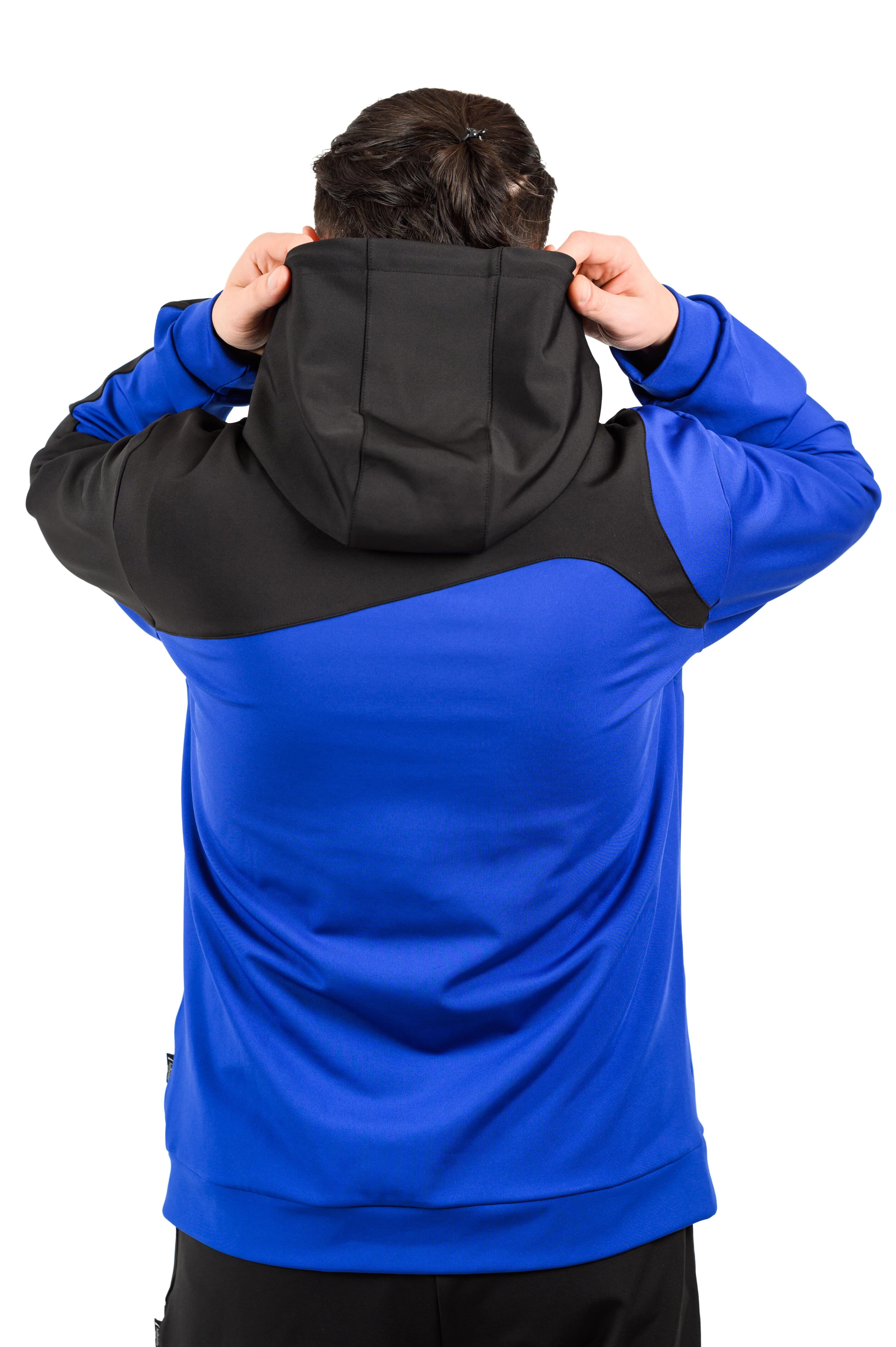 Authentic Klein Sportanzug Herren Sport und Freizeitanzug Royalblau und Schwarz