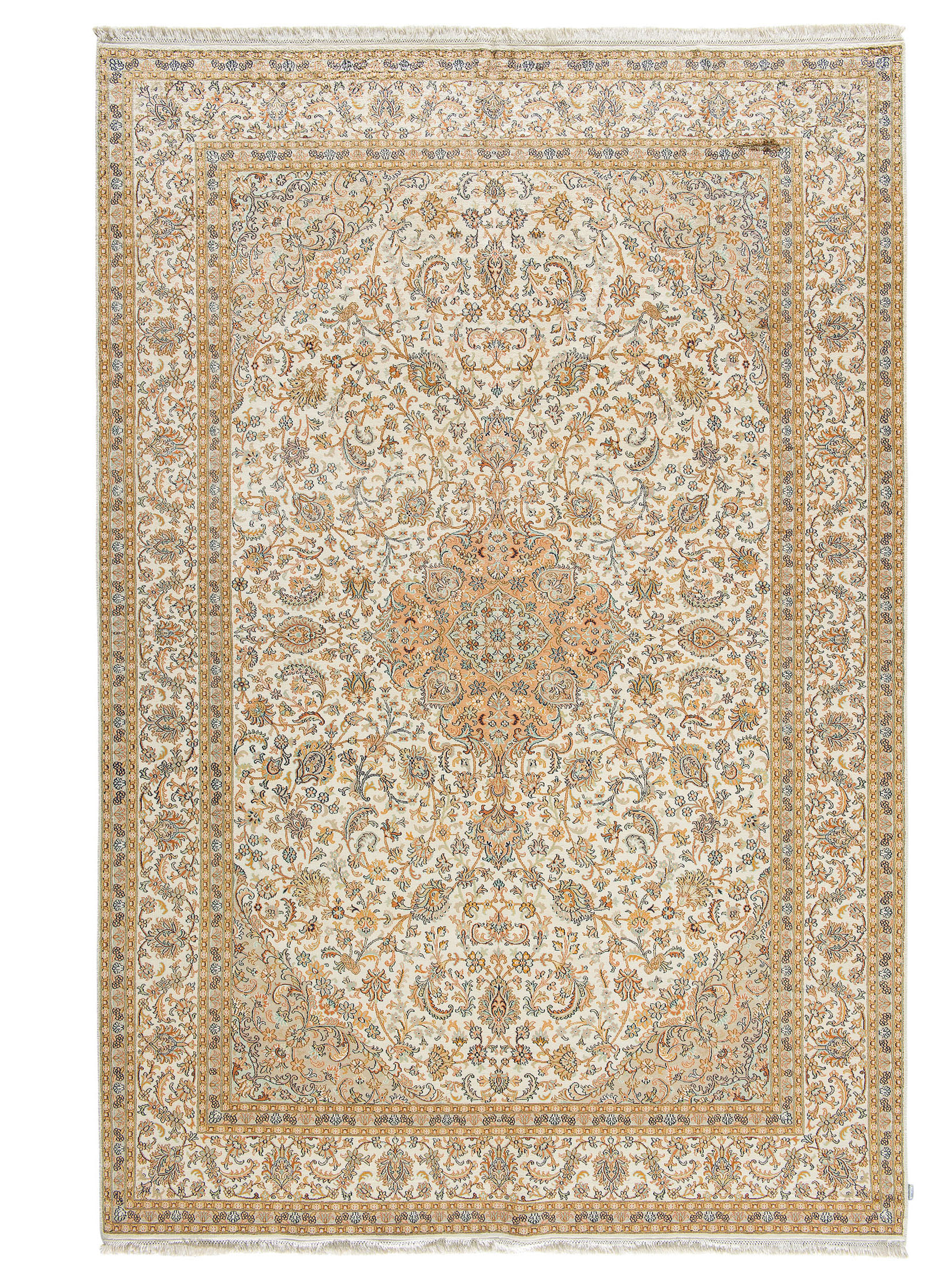 Kaschmir Seide 18/18 ca. 202 x 301 cm, Unikat / Einzelstück