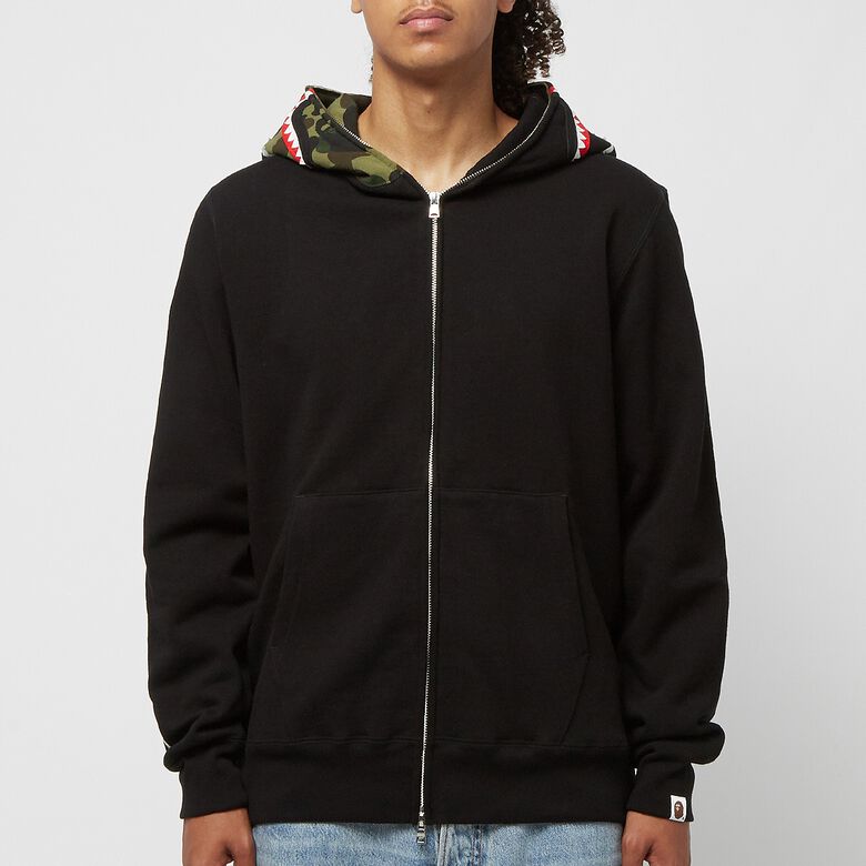 A Bathing Ape Shark Full Zip Hoodie M Black