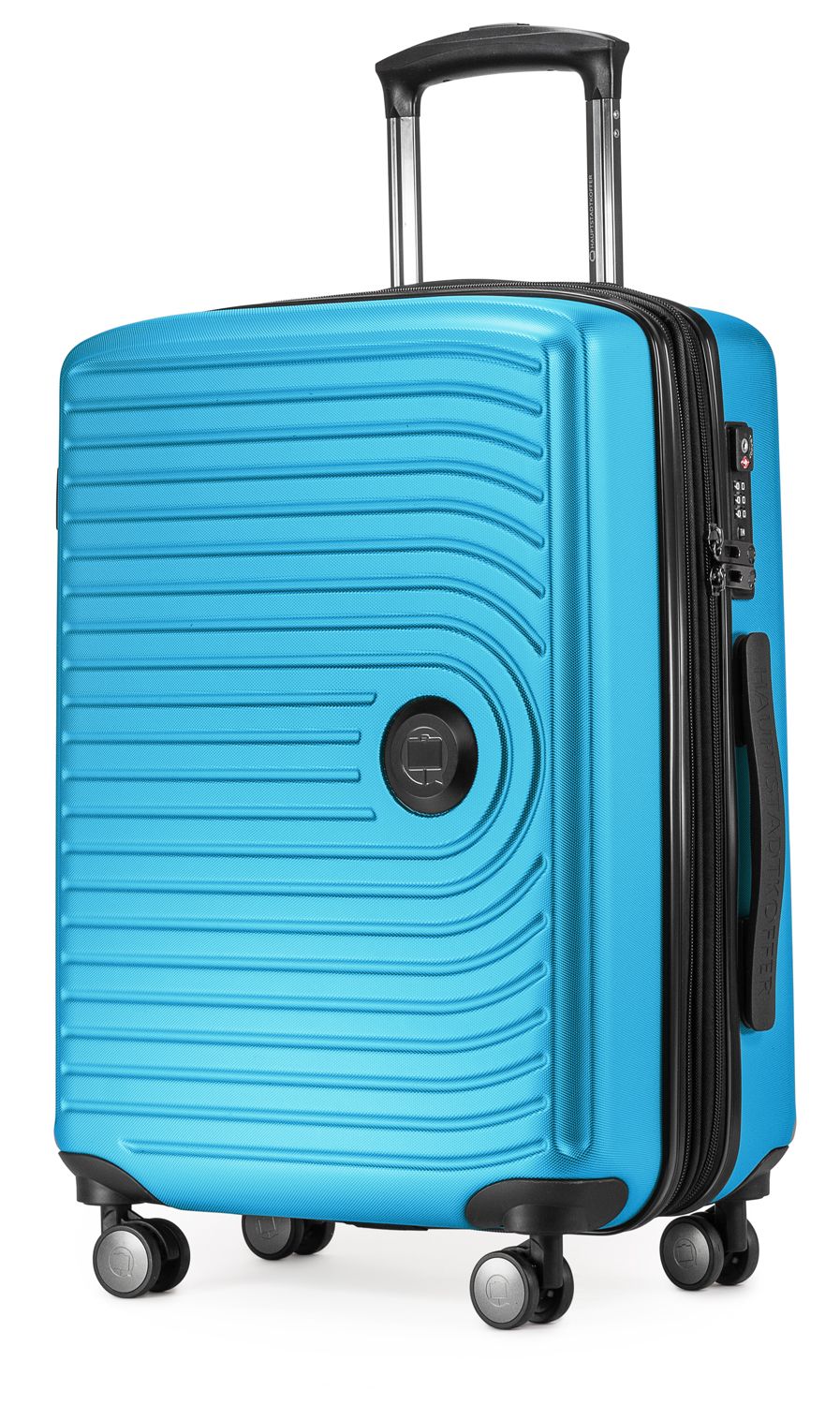 MITTE - hand luggage hard shell matt, XXL extension, TSA, 55 cm, 55 liters