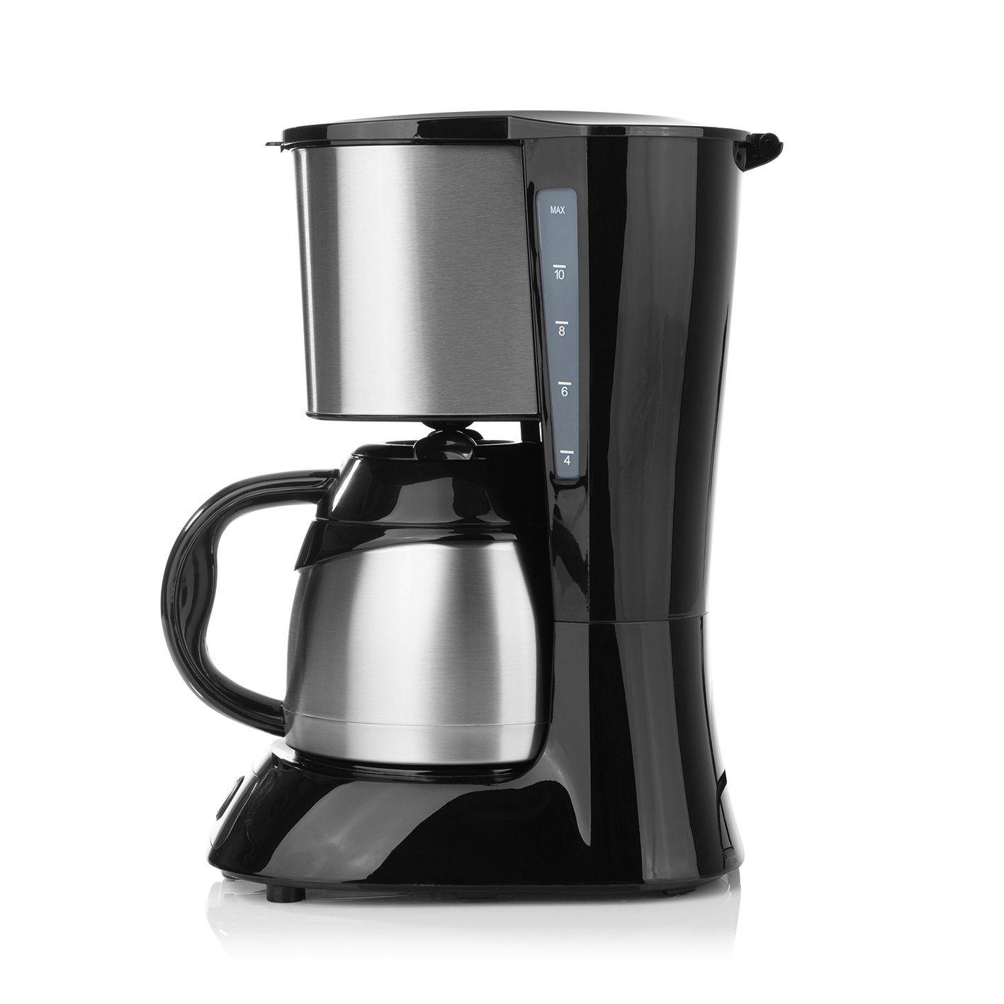 BEEM Filterkaffeemaschine FRESH-AROMA-PURE Thermo 2021 8 Tasssen, 1l Kaffeekanne, Permanentfilter, 8 Tasssen, Isolierkanne 1L Tropfstopp-Funktion, Thermokanne