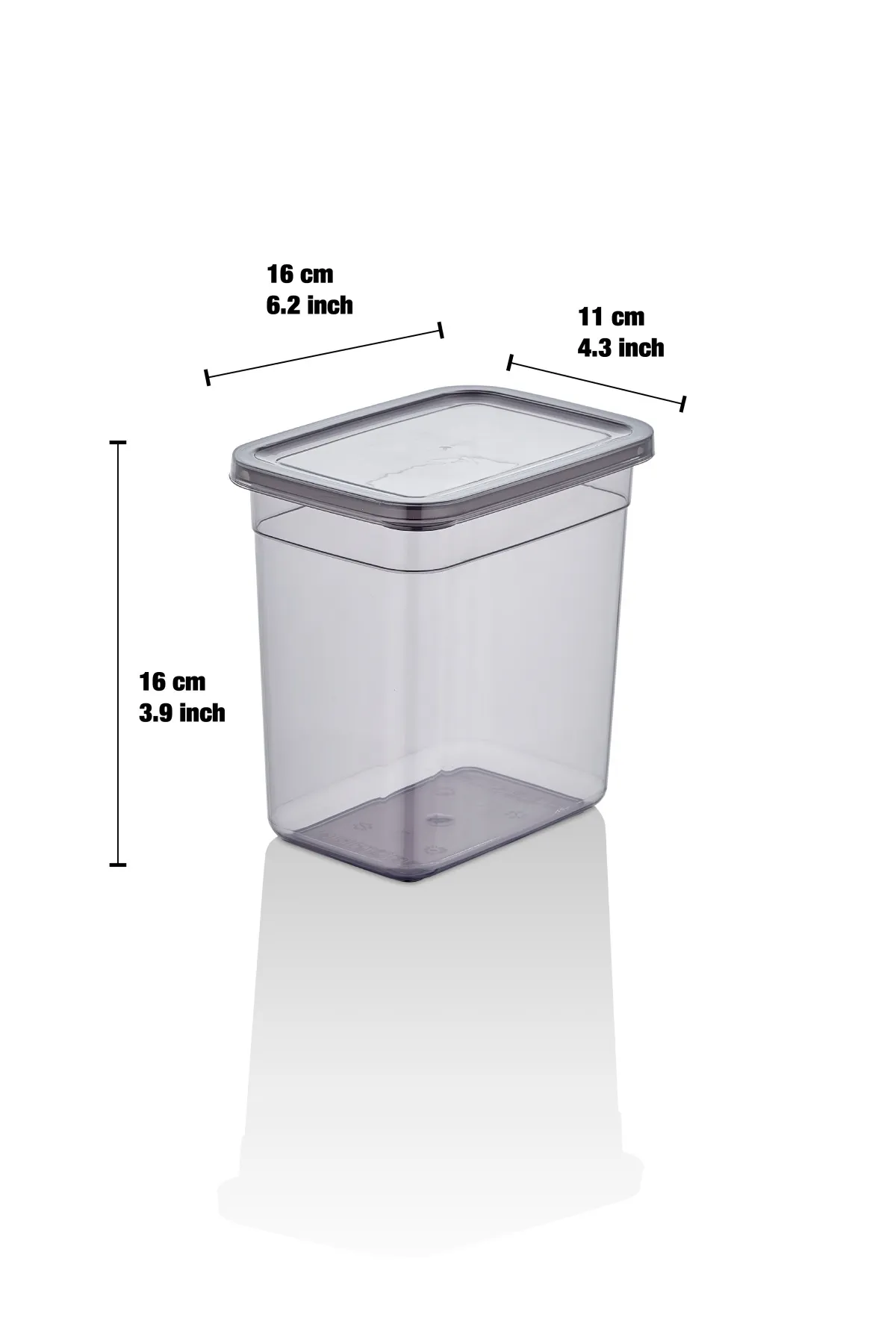 Bayev  King-Size-Aufbewahrungsbox, 2 Stück, 2 l, für Pulvertabletten, Reinigungsmittel, Lebensmittelaufbewahrungsbehälter, Badezimmer-Organizer