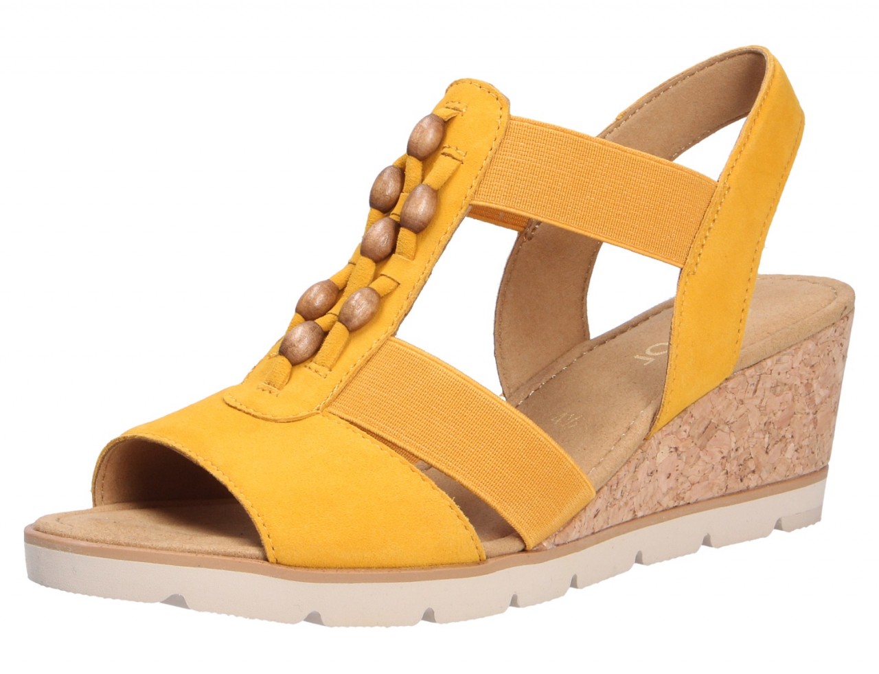 GABOR Klassische Sandalen gelb Damen Sandale