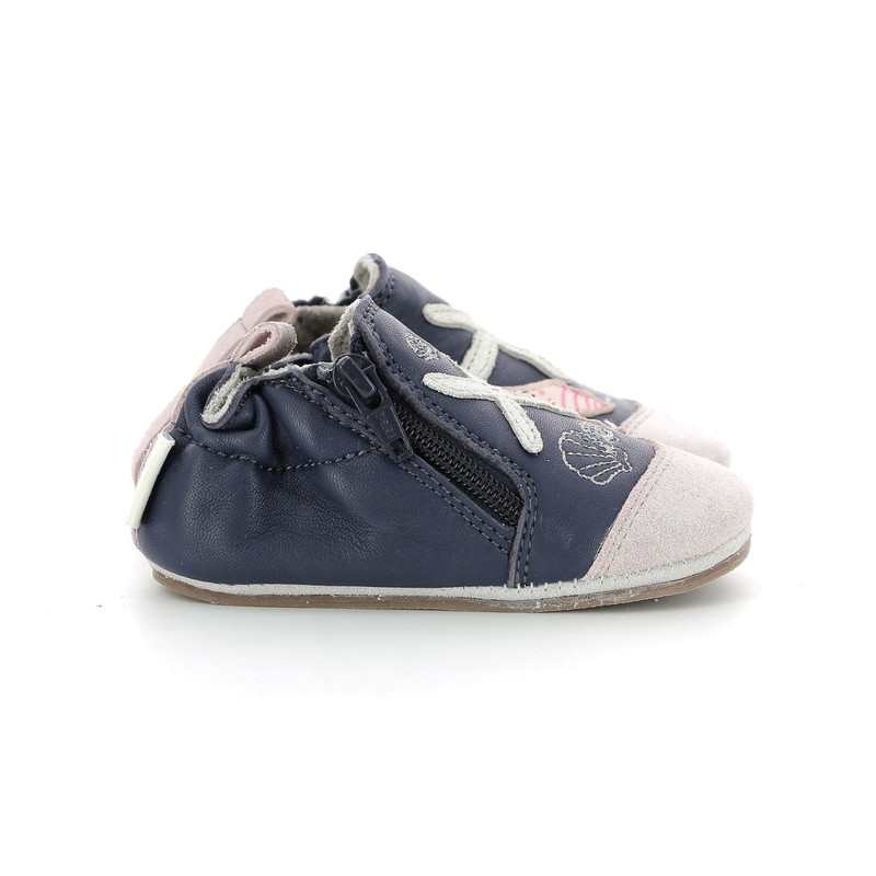 Chaussons cuir Seashell Party